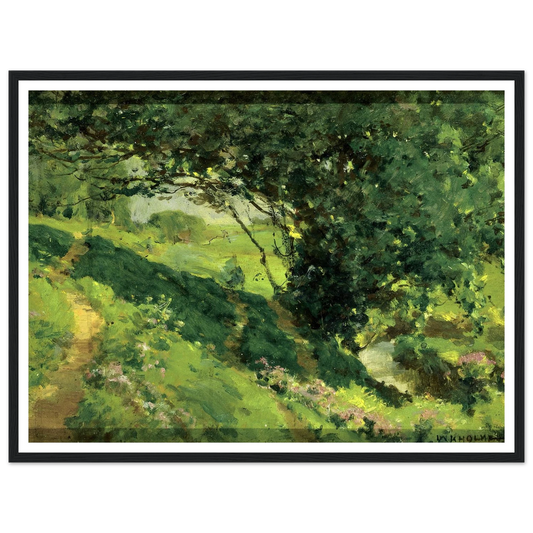 Original Sketch Of ‘the Wanderlusters’ Rest’ (ca. 1915) Art Print | William Henry Holmes-Quipham Collections