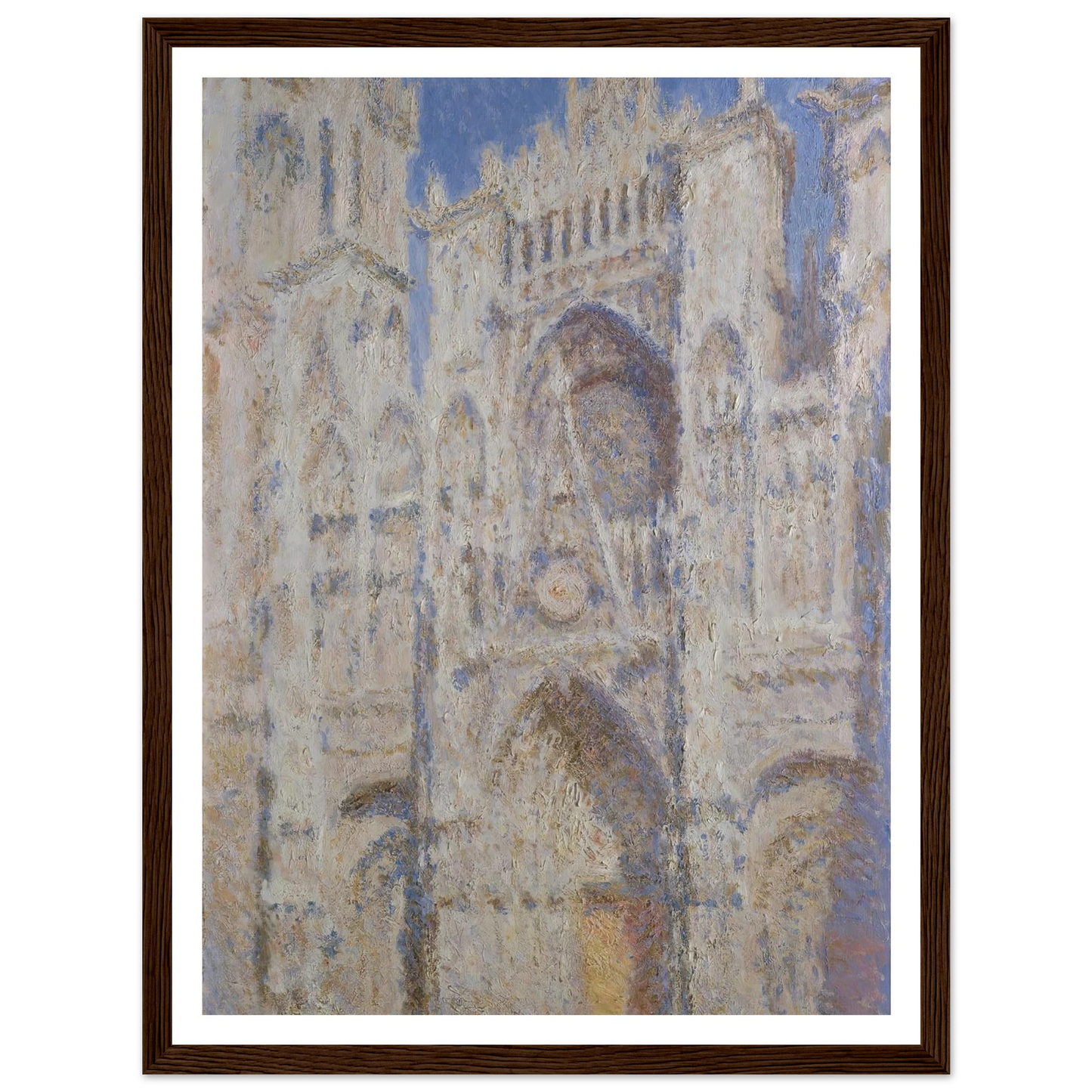 Rouen Cathedral; The Portal (Sunlight) (1894) Art Print | Claude Monet-Quipham Collections