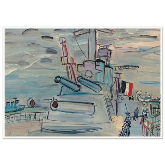 A bord de la flotte (1939) Art Print | Raoul Dufy-Quipham Collections