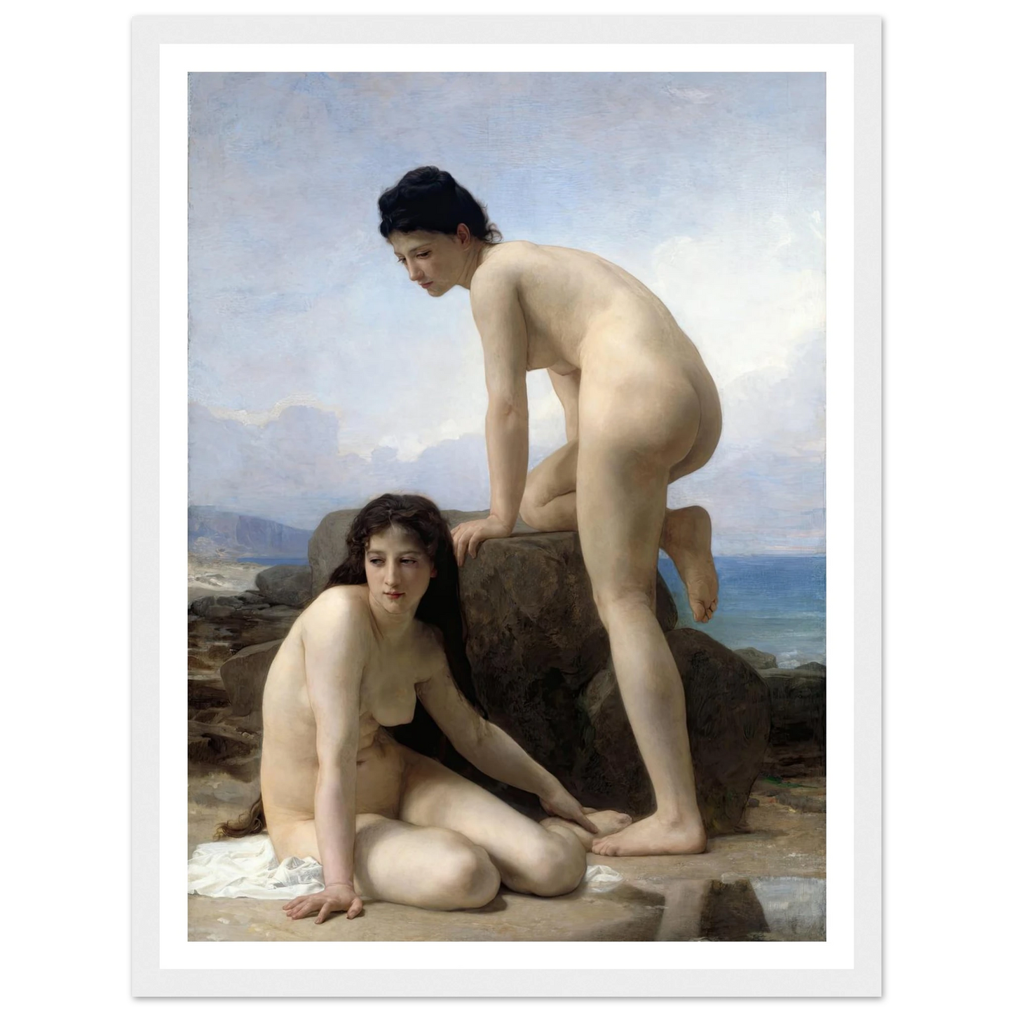 The Bathers (1884) Art Print | William Bouguereau-Quipham Collections