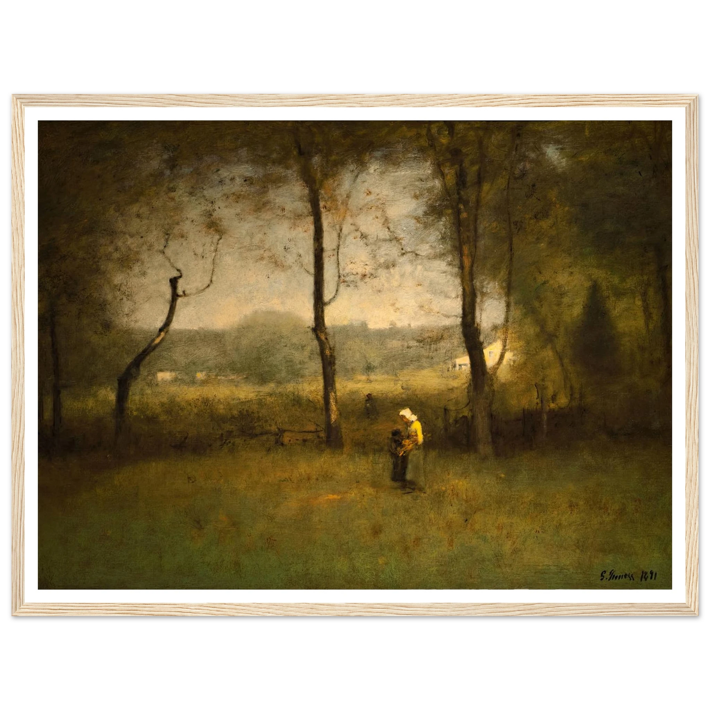 Wood Gatherers, An Autumn Afternoon (1891) Art Print | George Inness-Quipham Collections