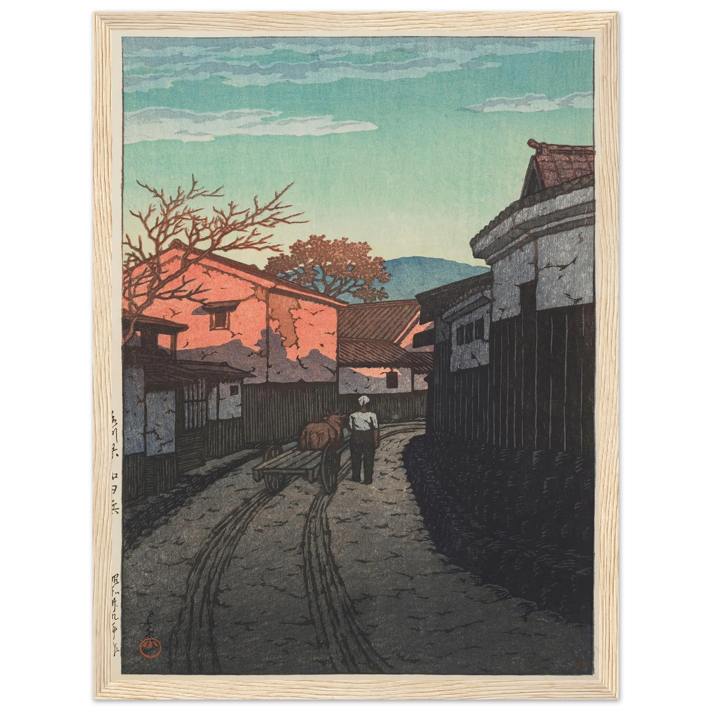 Kagawa-ken Wadahama (Wadahama in Kagawa Prefecture) (1954) Art Print | Kawase Hasui-Quipham Collections