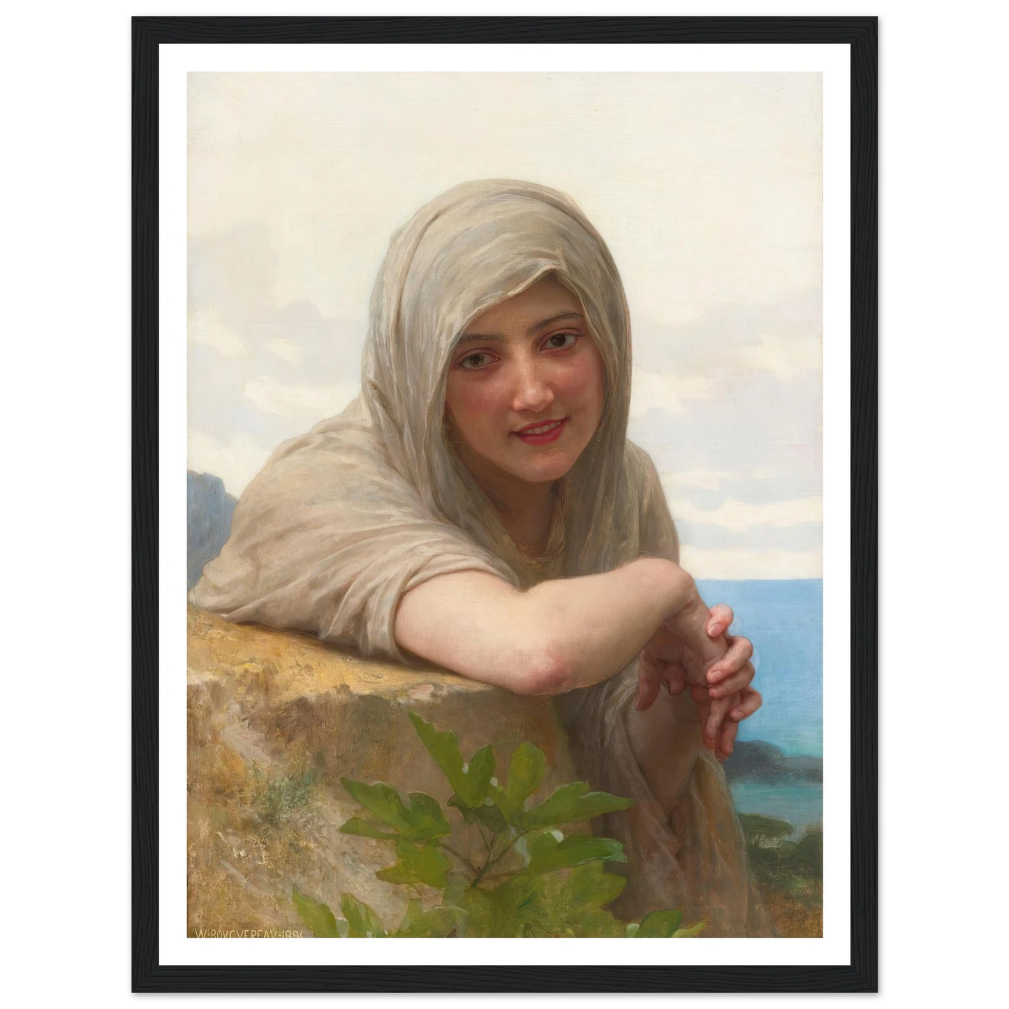 Souvenir (1894) Art Print | William Bouguereau-Quipham Collections