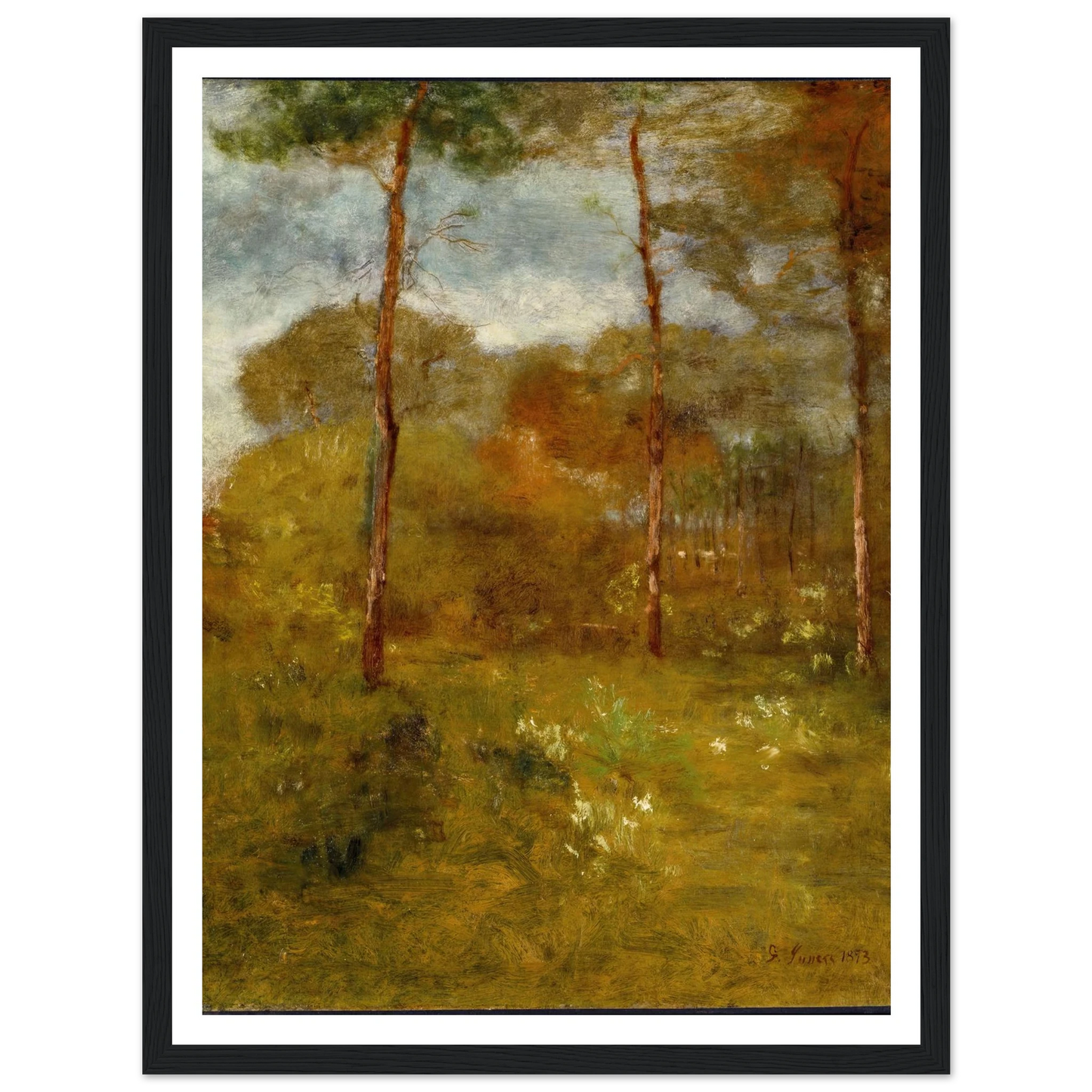Orange Road, Tarpon Springs (1893) Art Print | George Inness-Quipham Collections