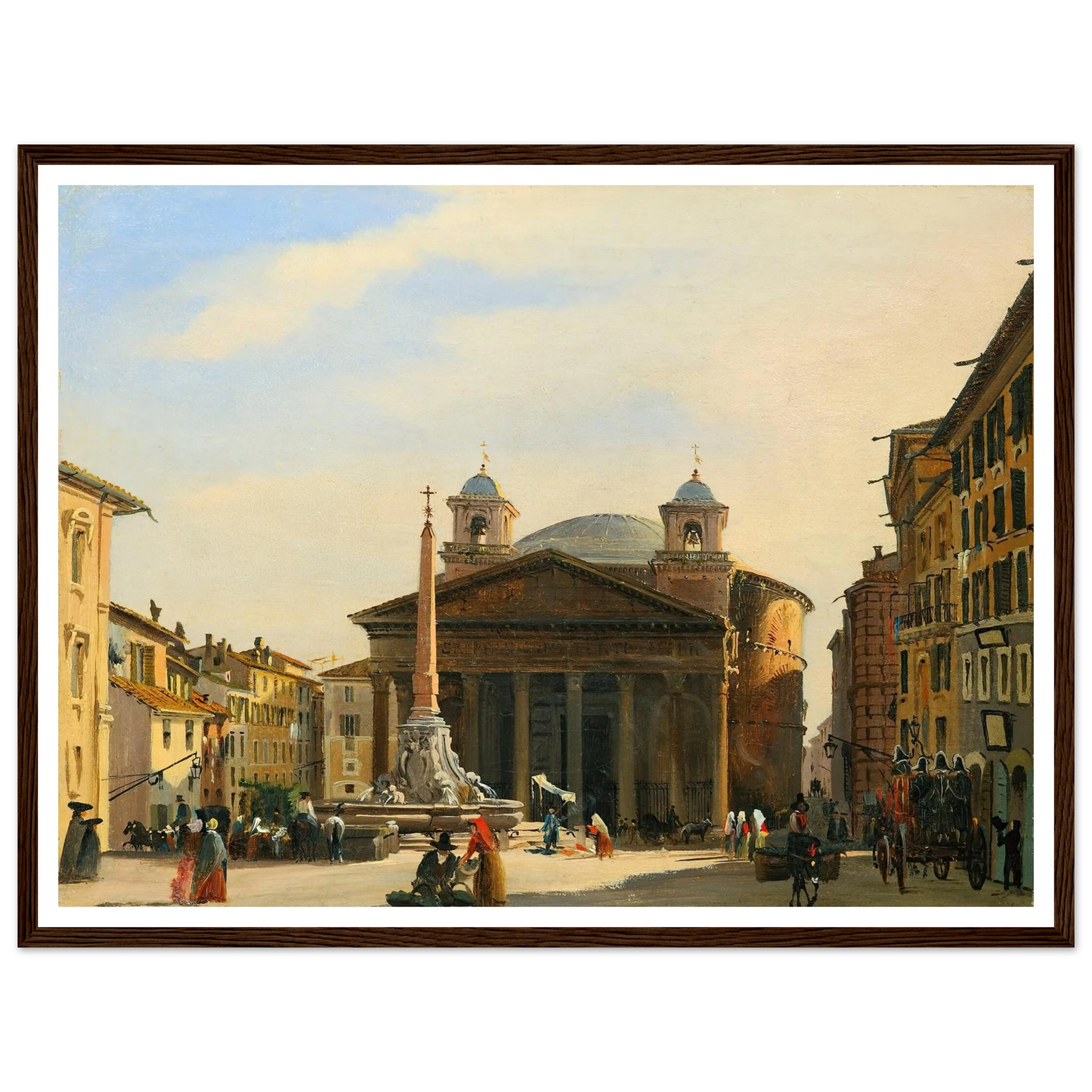 The Pantheon, Rome Art Print | Ippolito Caffi-Quipham Collections