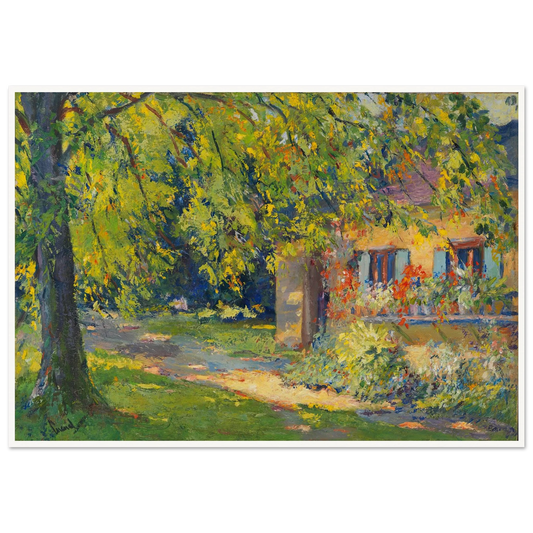 Frühlingsgarten in Starnberg (1920) Art Print | Edward Cucue-Quipham Collections