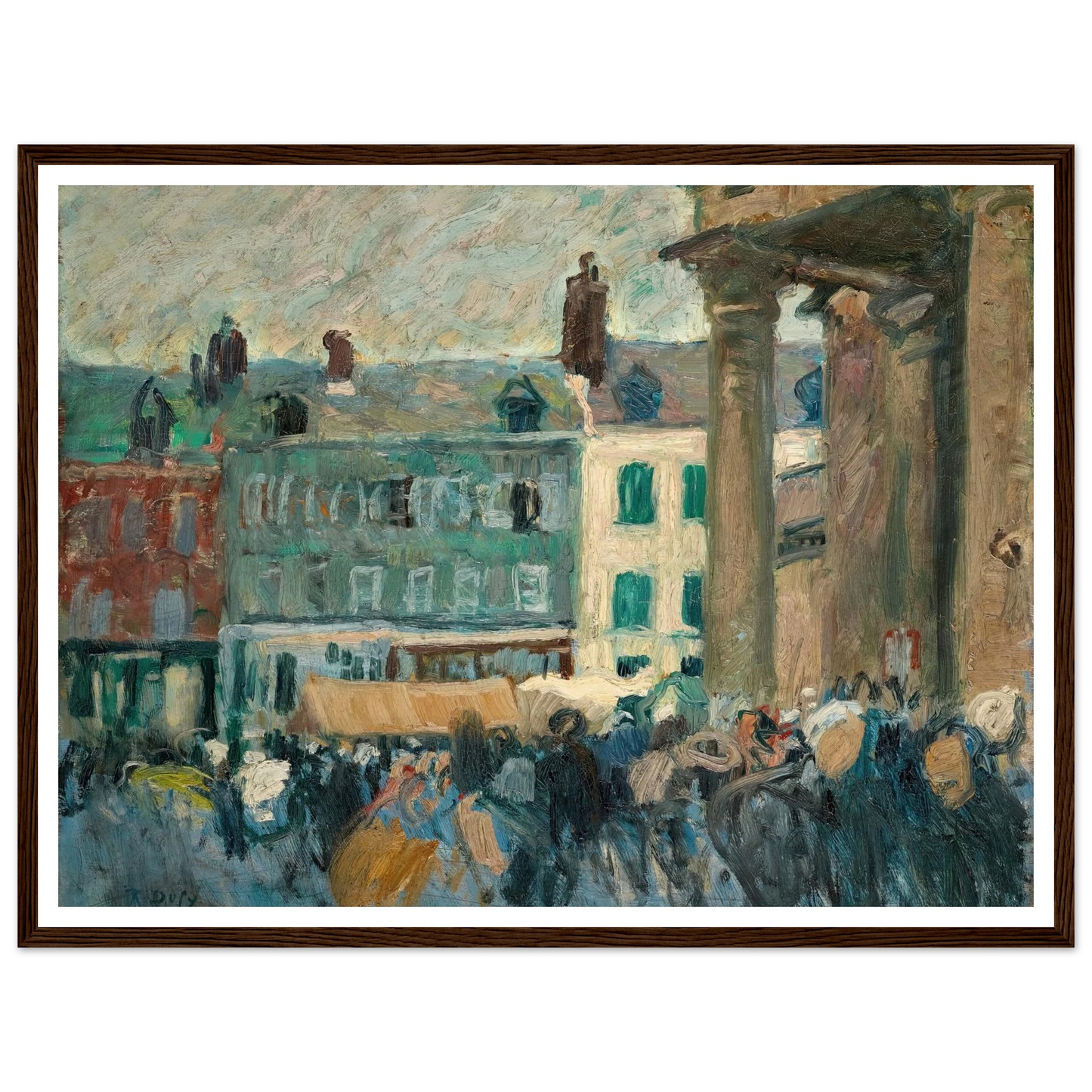 Dans la rue (1901) Art Print | Raoul Dufy-Quipham Collections