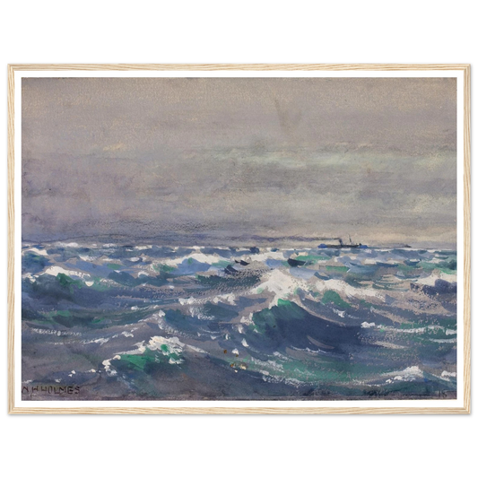 On The Steamer Bremen, Off Nova Scotia, 1880 (1880) Art Print | William Henry Holmes-Quipham Collections