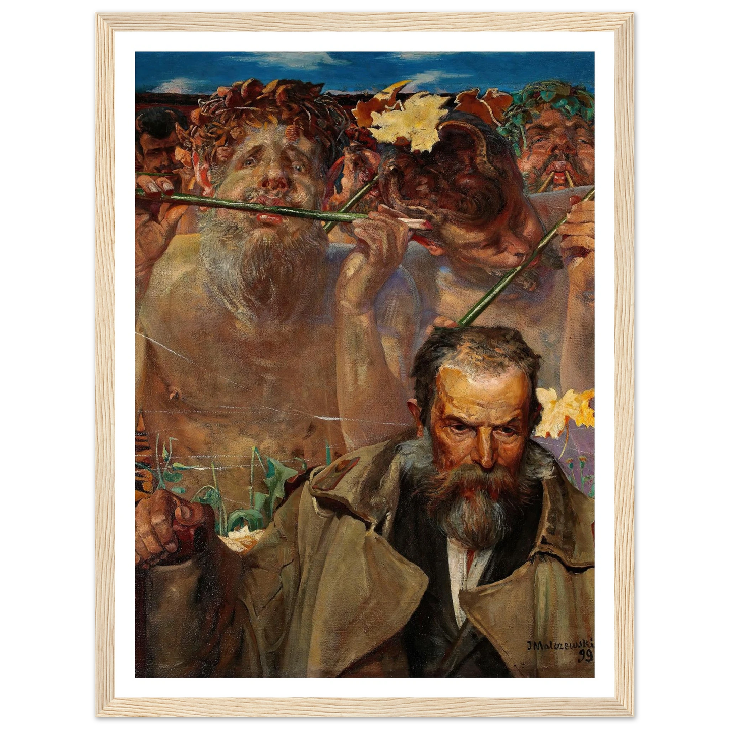 Story of a Song – Portrait of Adam Asnyk (1899) Art Print | Jacek Malczewski-Quipham Collections