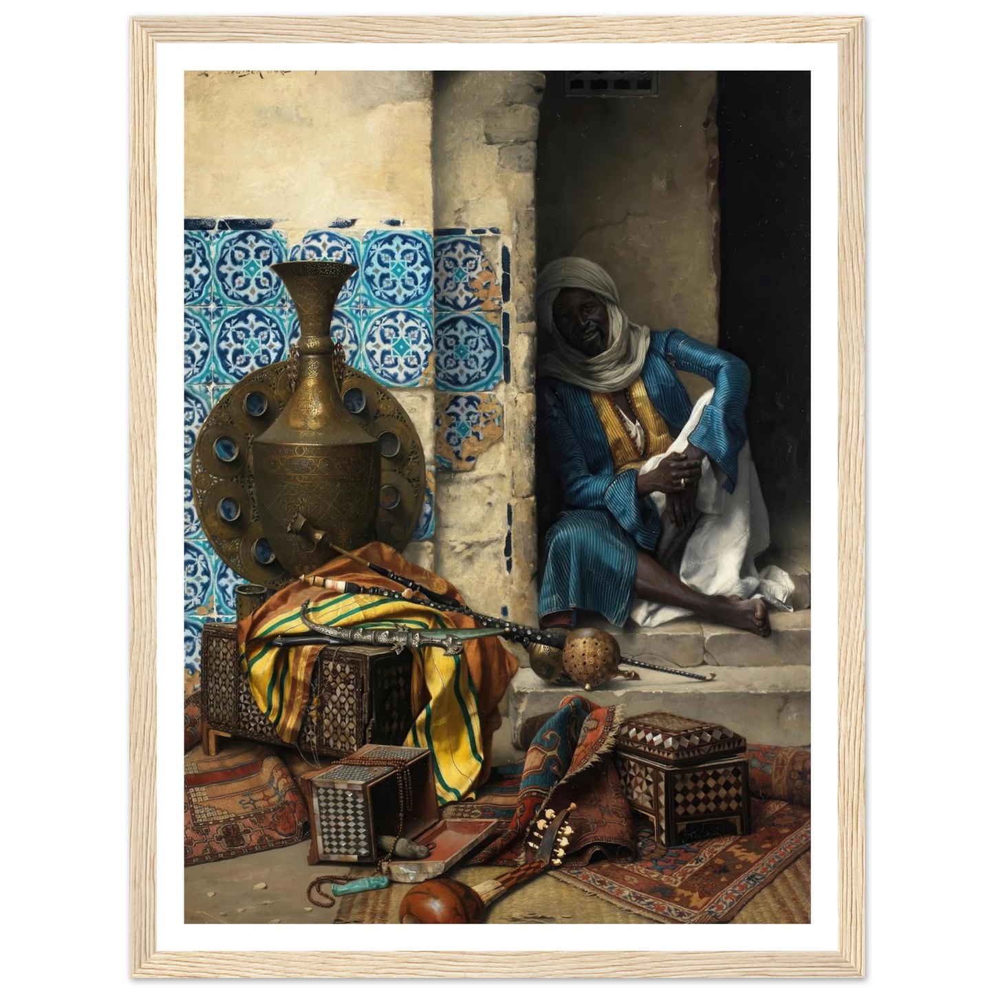 A Dealer in Artefacts (1887) Art Print | Ludwig Deutsch-Quipham Collections