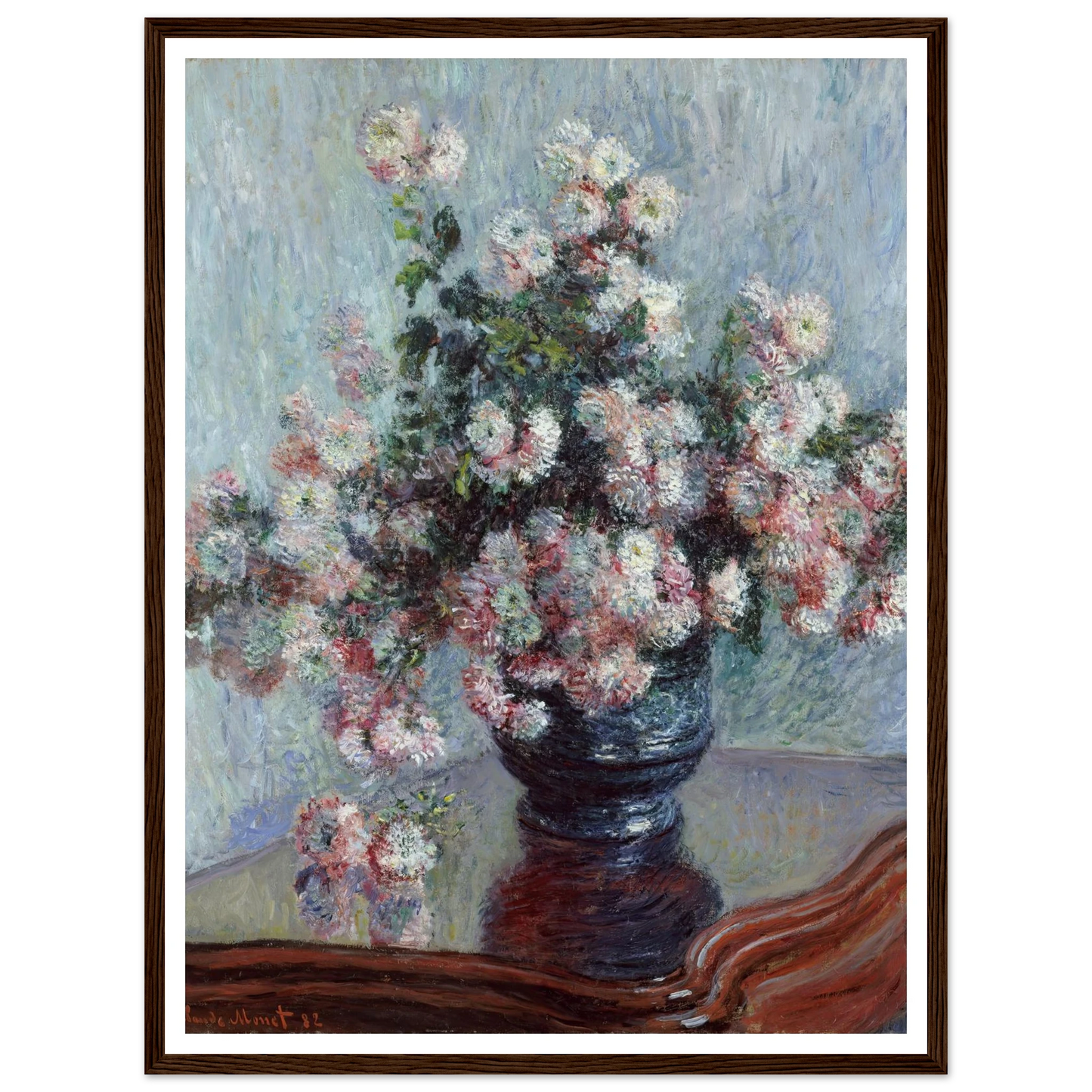 Chrysanthemums (1882) Art Print | Claude Monet-Quipham Collections