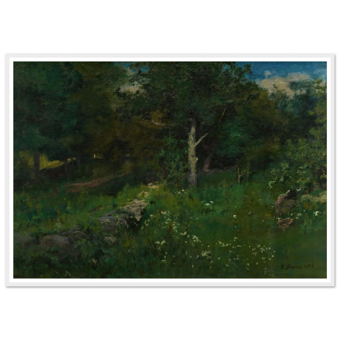 Summer Foliage (1883) Art Print | George Inness-Quipham Collections