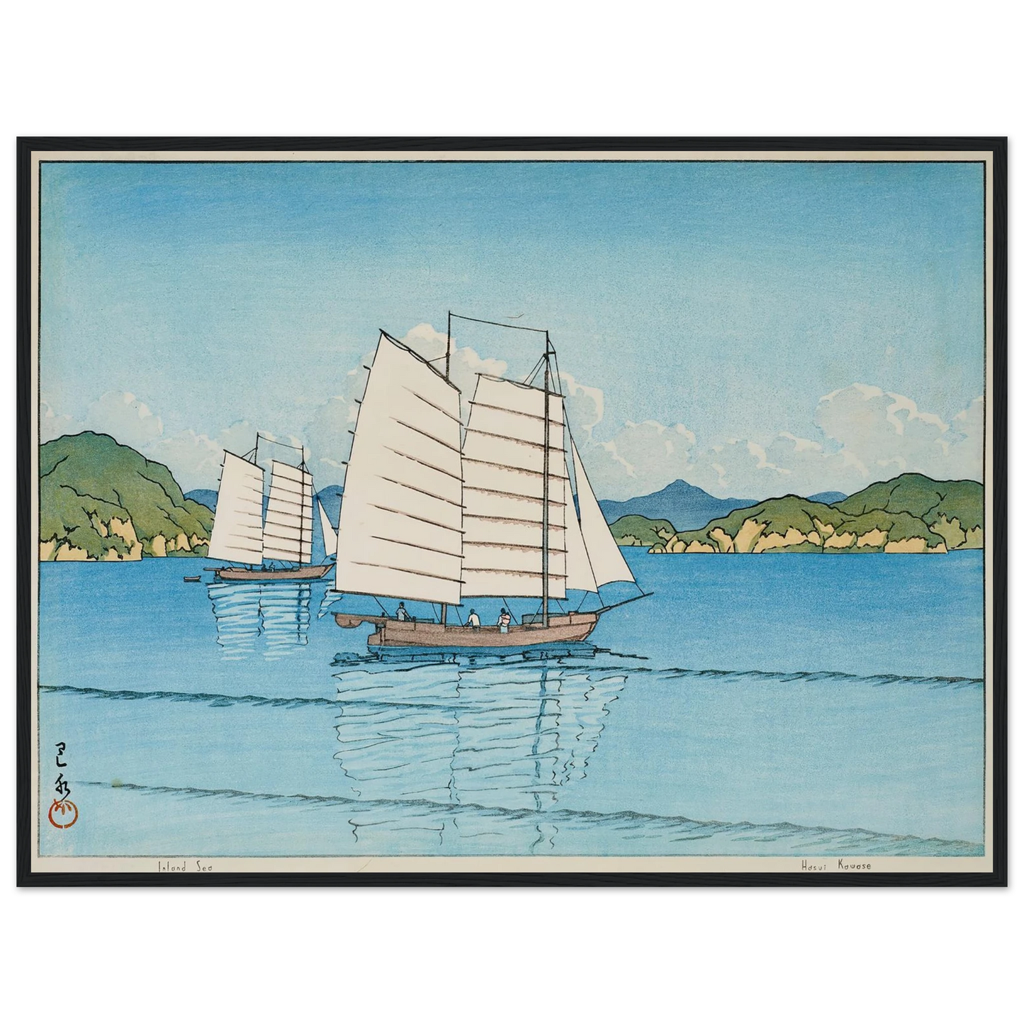 Inland Sea (1952) Art Print | Kawase Hasui-Quipham Collections