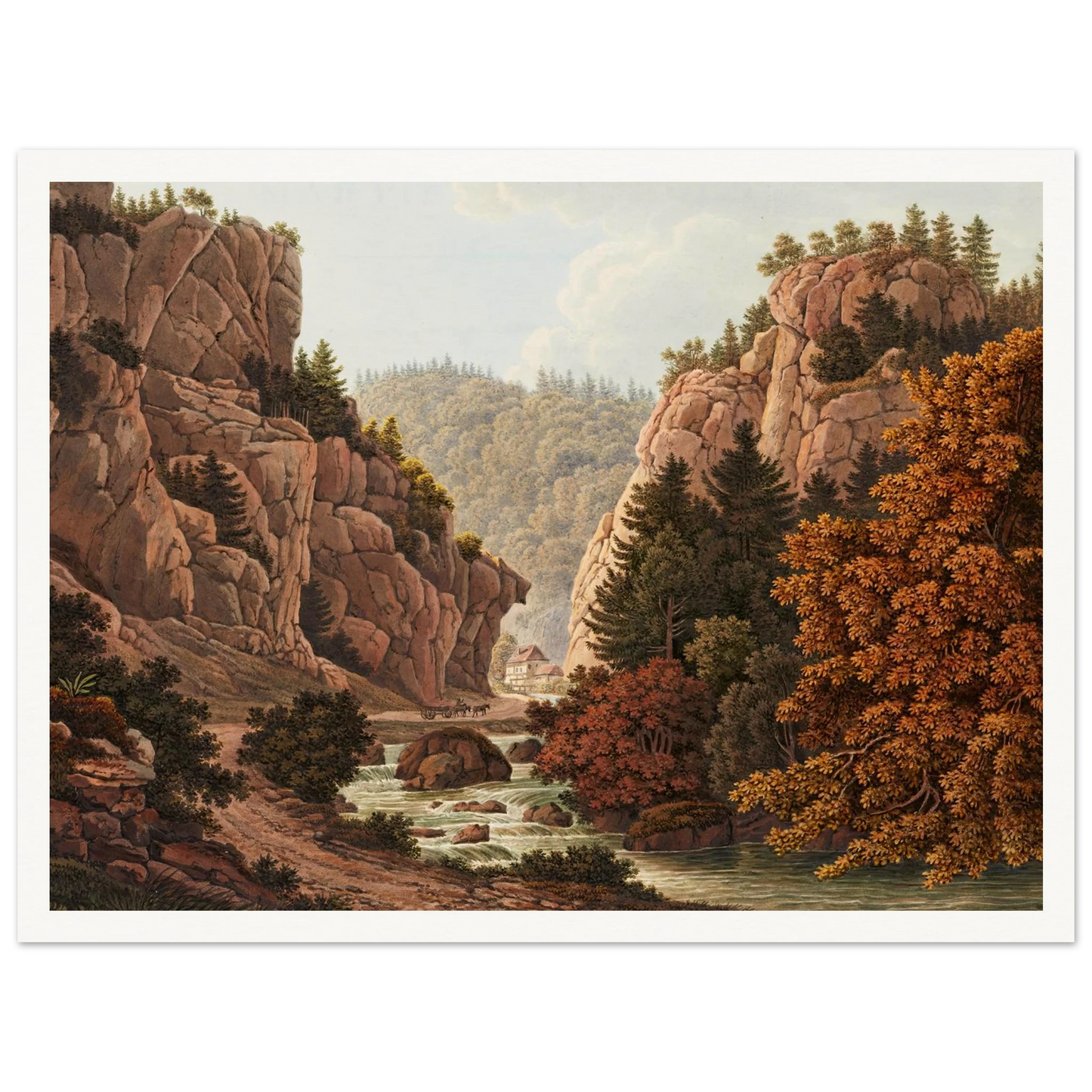 Entrée du Val de Moutier Art Print | Peter Birmann-Quipham Collections