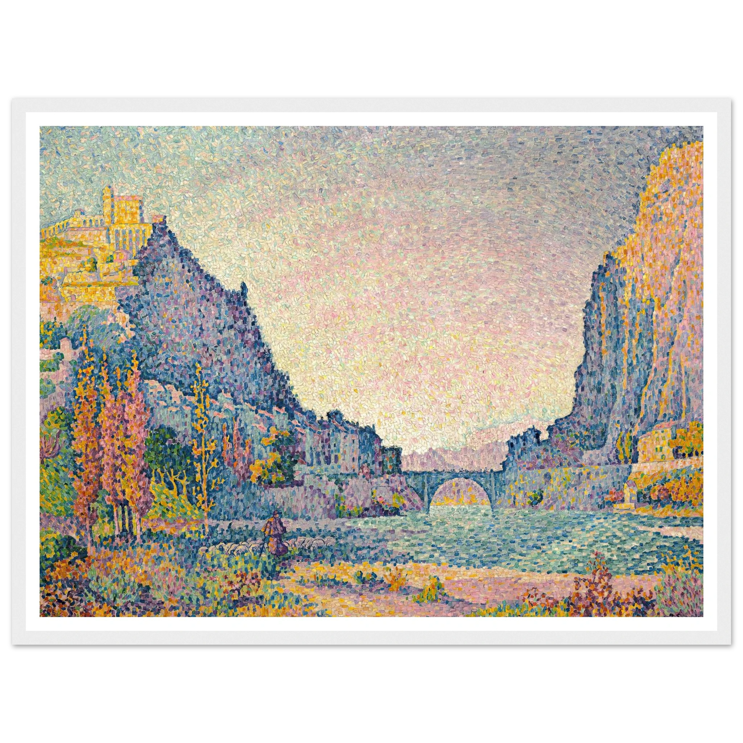 Sisteron (1902) Art Print | Paul Signac-Quipham Collections