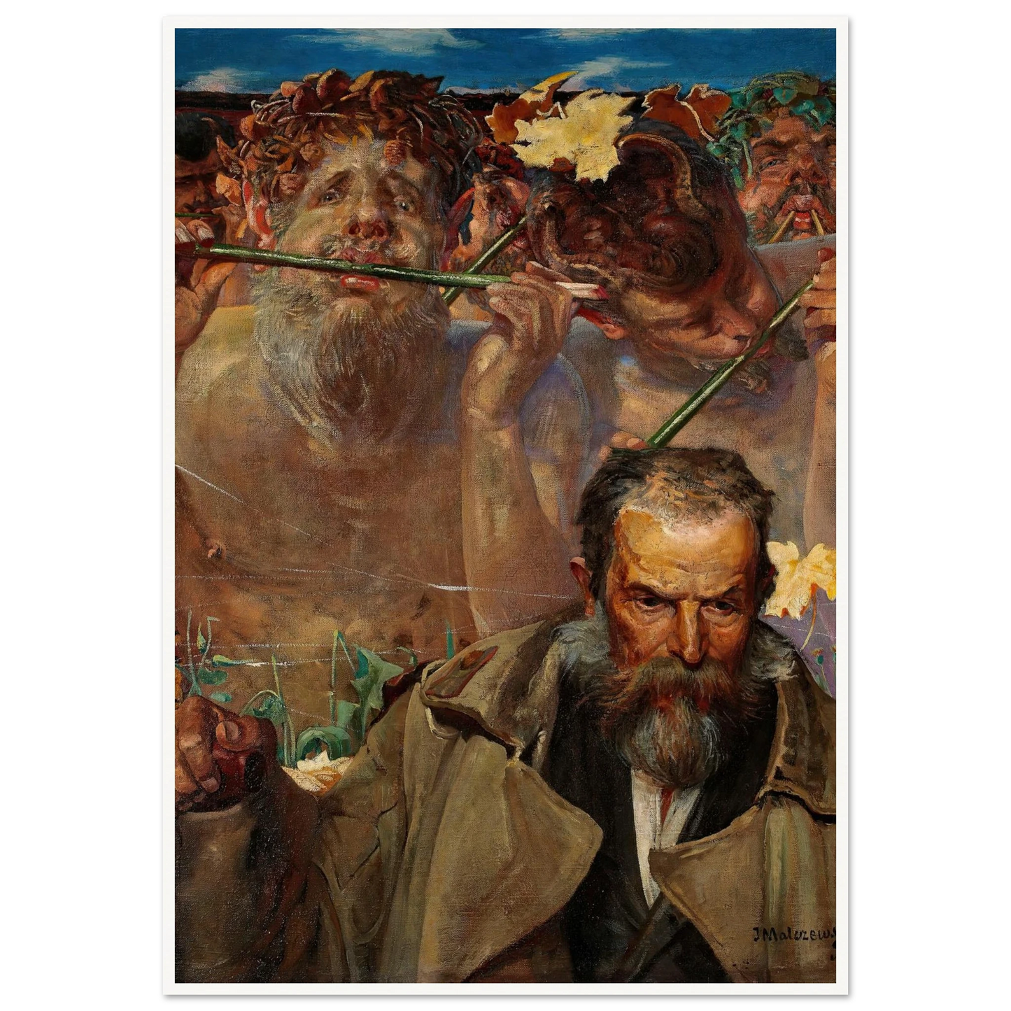 Story of a Song – Portrait of Adam Asnyk (1899) Art Print | Jacek Malczewski-Quipham Collections