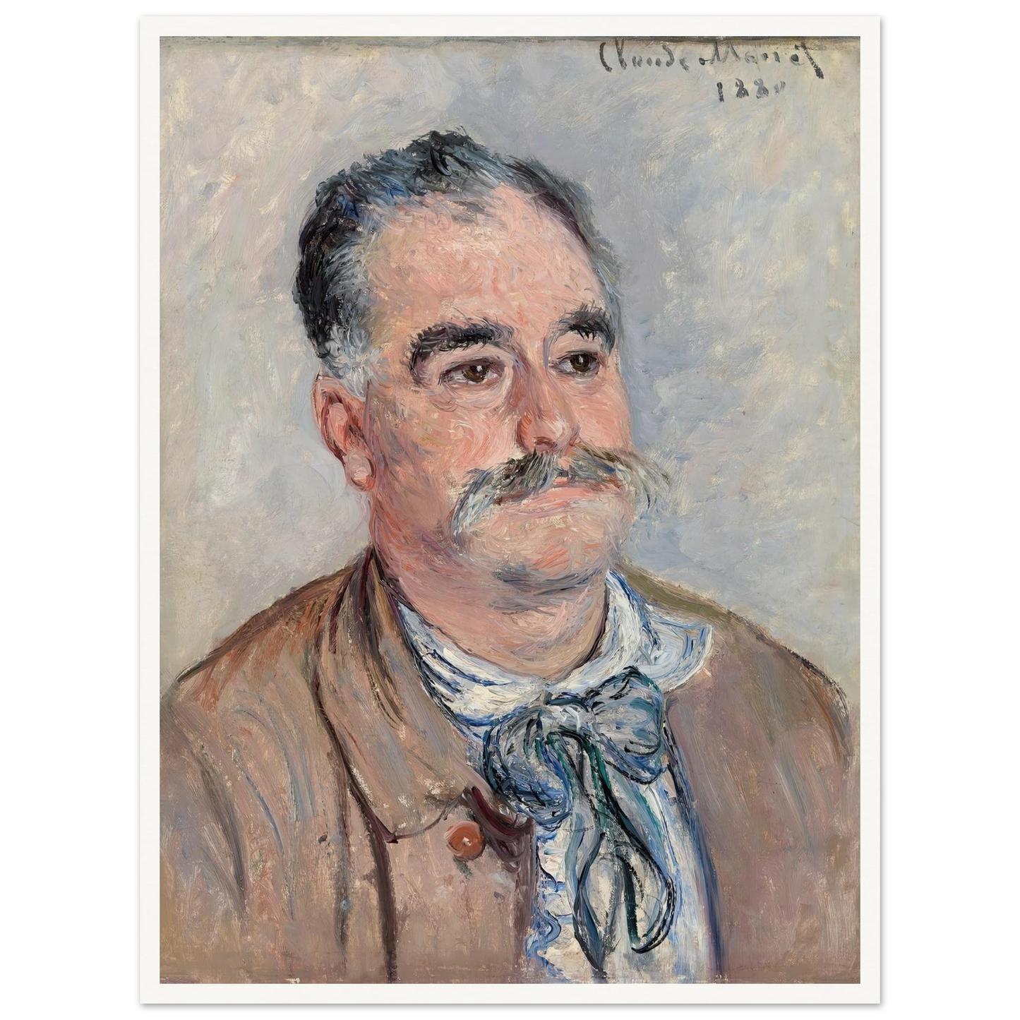 Monsieur Coqueret (Father) (1880) Art Print | Claude Monet-Quipham Collections