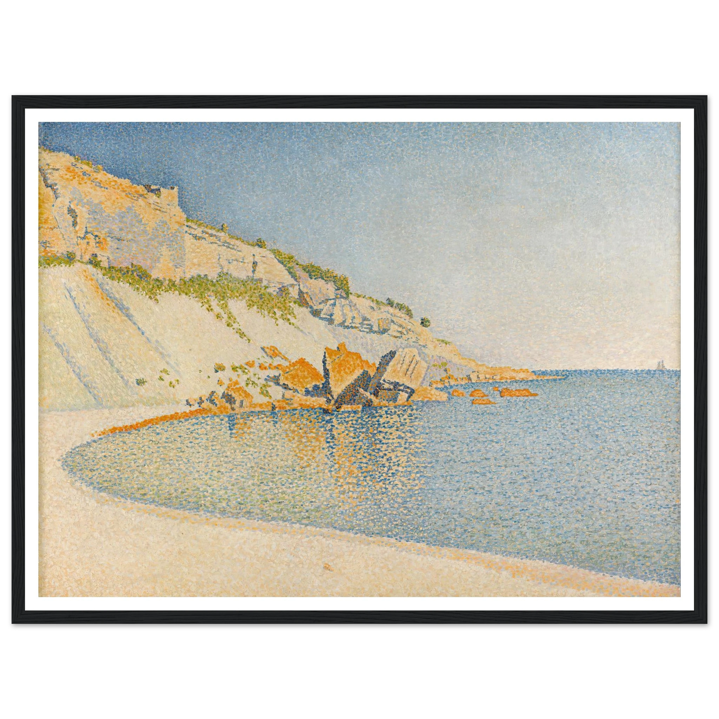 Cassis, Cap Lombard, Opus 196 Art Print | Paul Signac-Quipham Collections