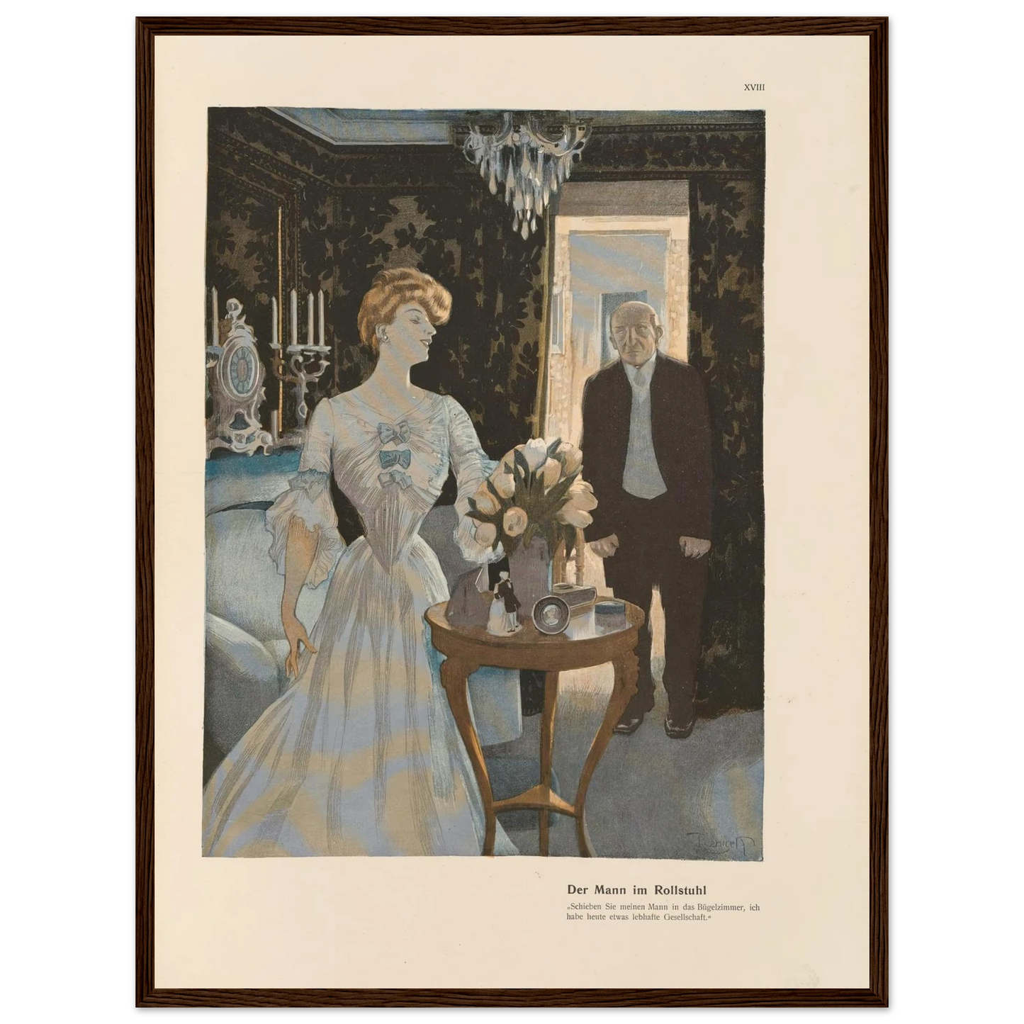 Der Mann im Rollstuhl (1908) Art Print | Ferdinand Freiherr von Reznicek-Quipham Collections