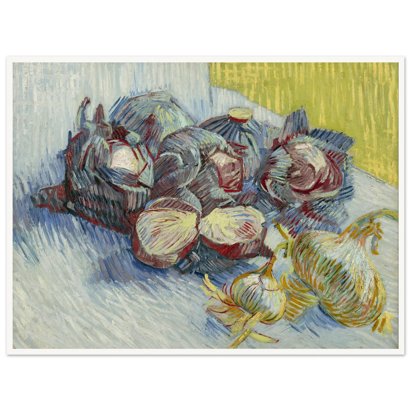 Red cabbages and onions (1887) Art Print | Vincent van Gogh-Quipham Collections
