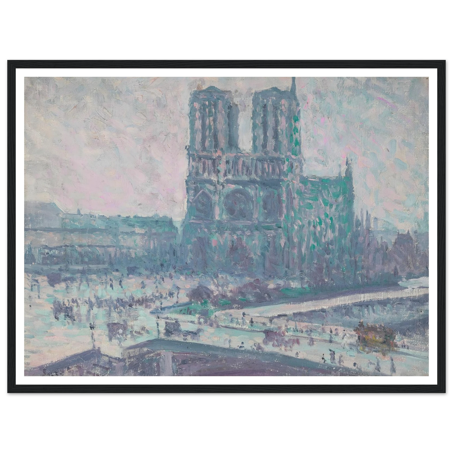 Notre Dame de Paris (1899) Art Print | Maximilien Luce-Quipham Collections