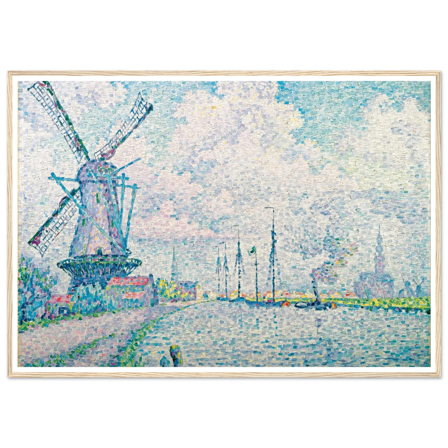 Canal of Overschie Art Print | Paul Signac-Quipham Collections