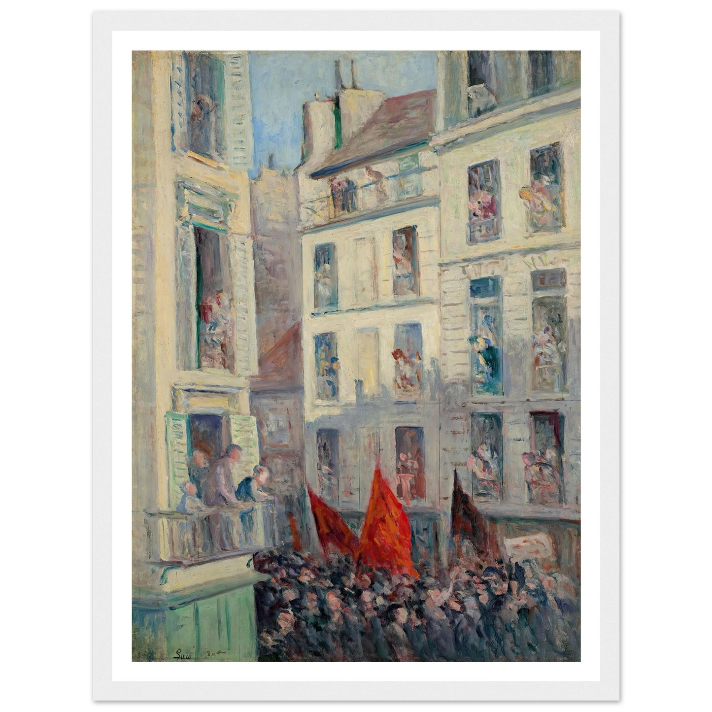 Le Front populaire (1936) Art Print | Maximilien Luce-Quipham Collections
