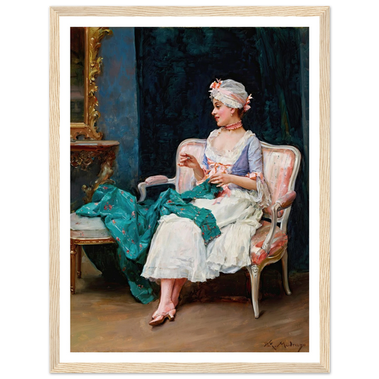 Aline Art Print | Raimundo de Madrazo y Garreta-Quipham Collections