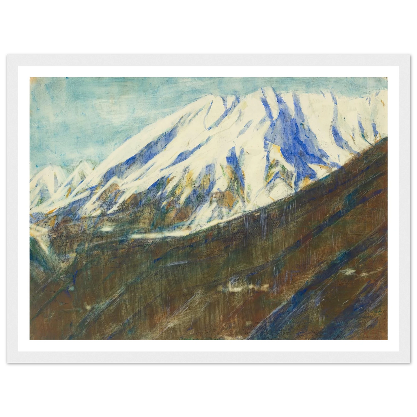 Ghiridone in the snow (Lago Maggiore) (1935) Art Print | Christian Rohlfs-Quipham Collections