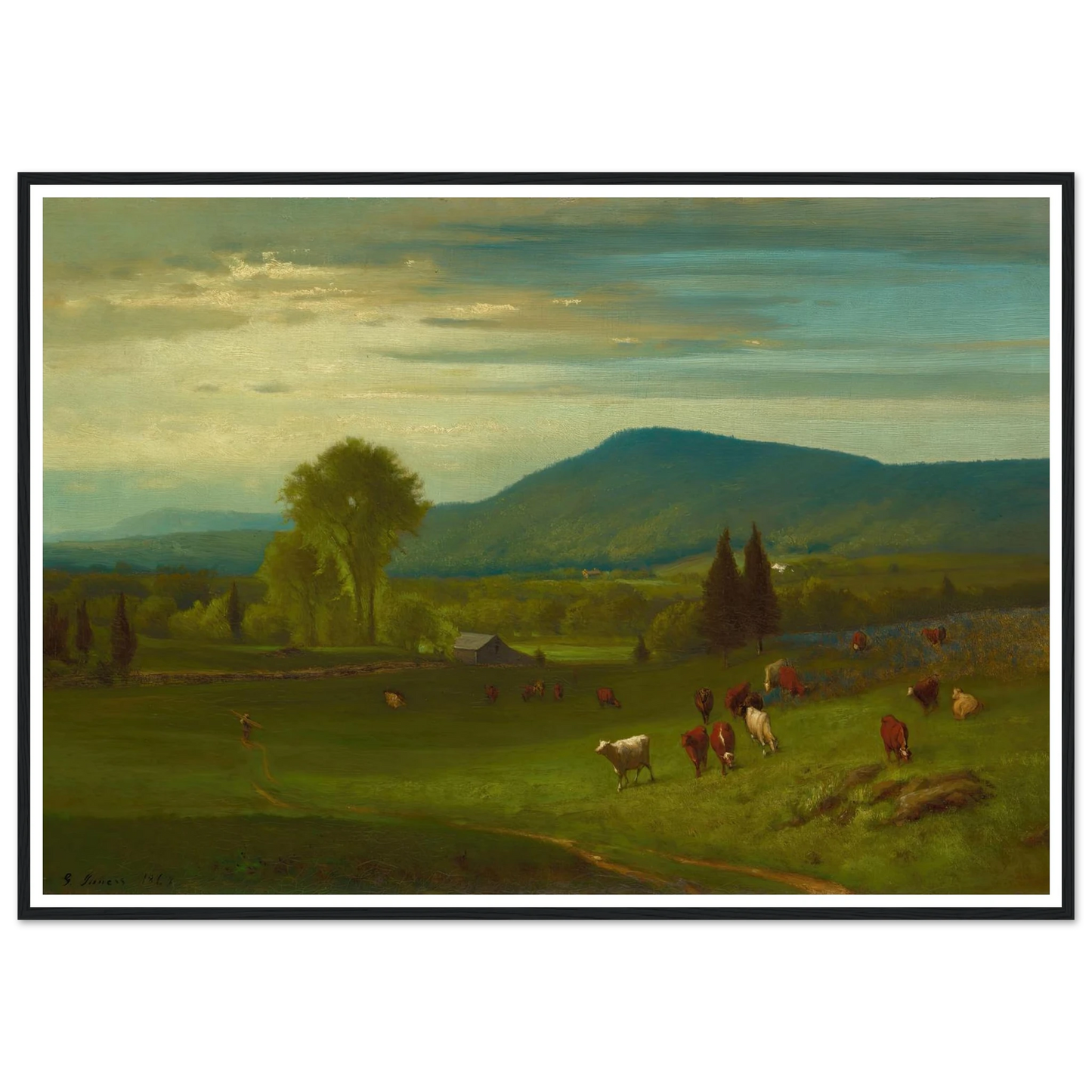 Summer in the Catskills (1867) Art Print | George Inness-Quipham Collections