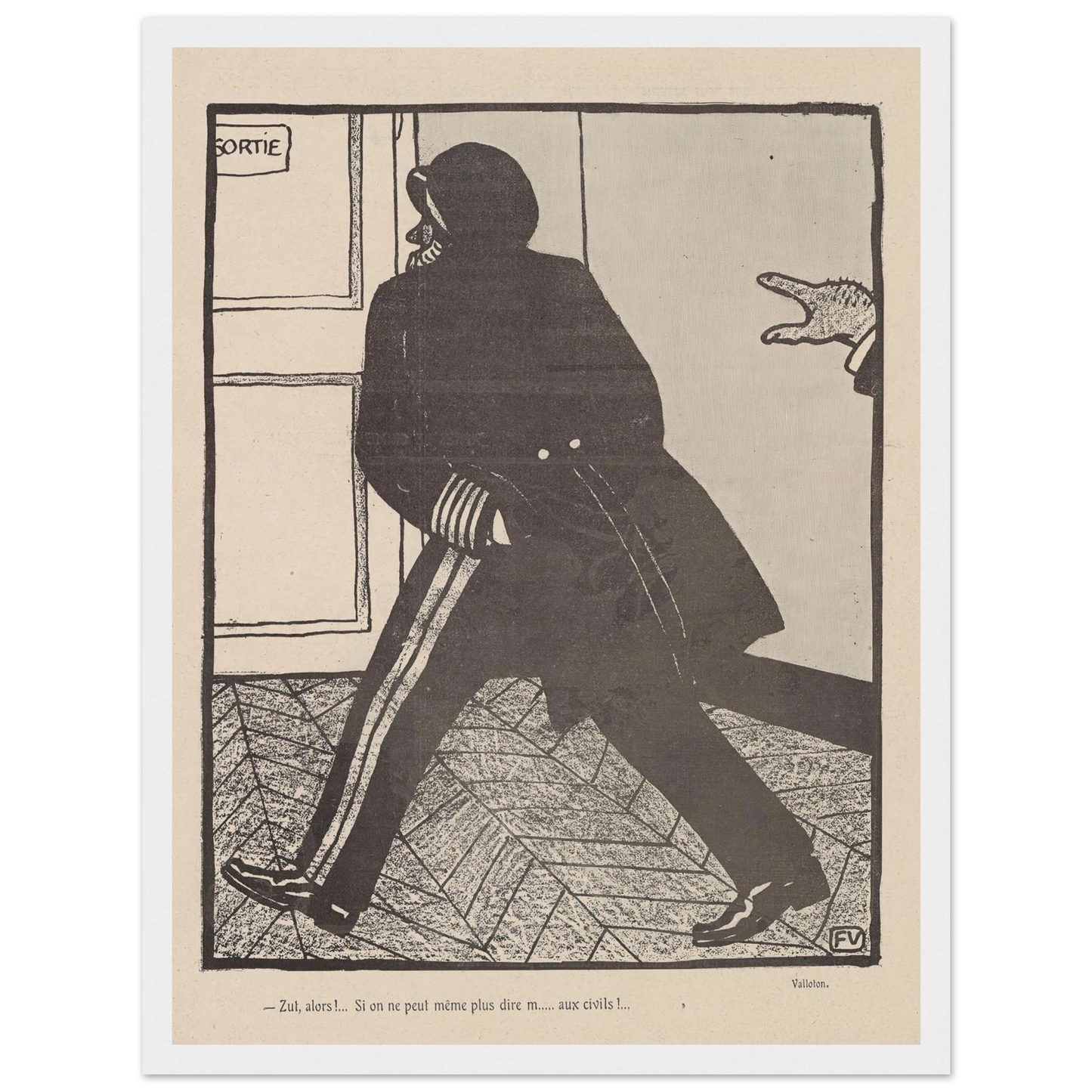 10 octobre 1903 Art Print | Felix Vallotton-Quipham Collections