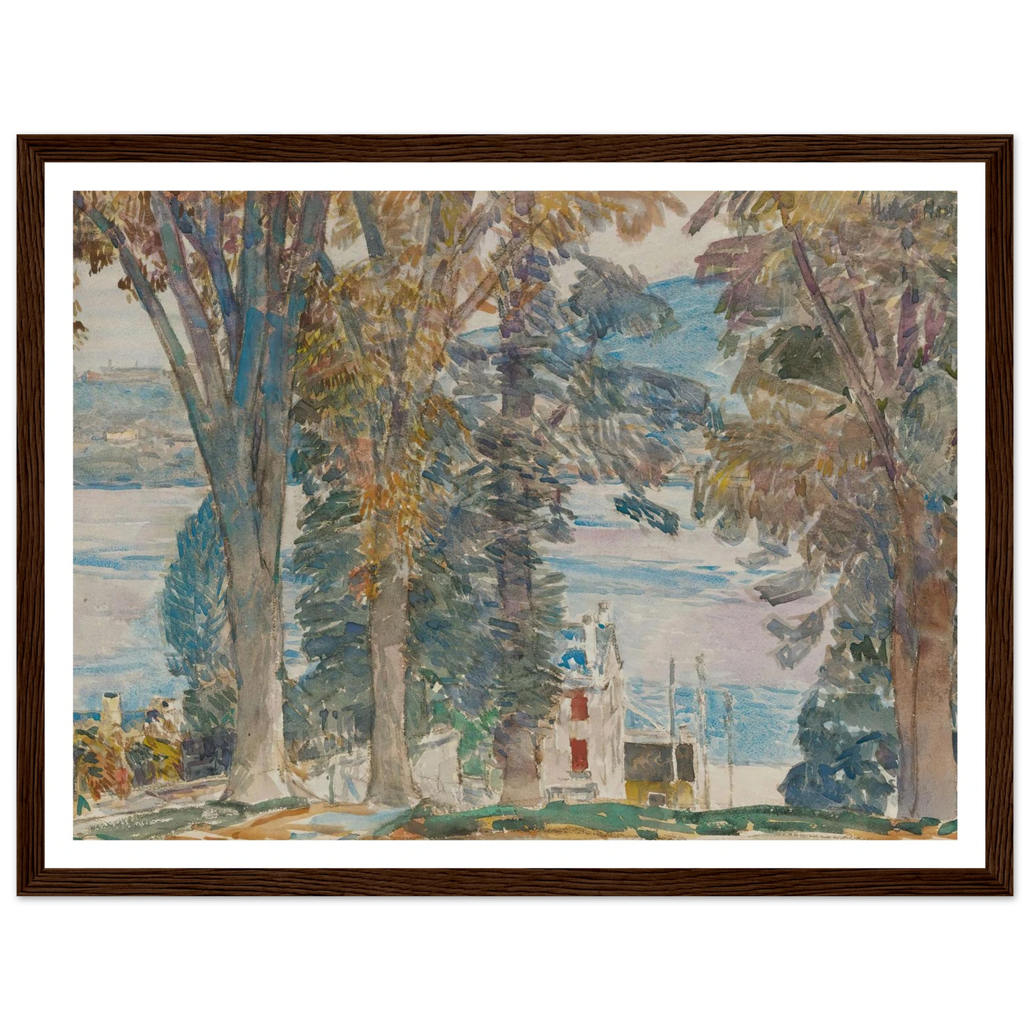 Newburgh, New York (1914) Art Print | Childe Hassam-Quipham Collections