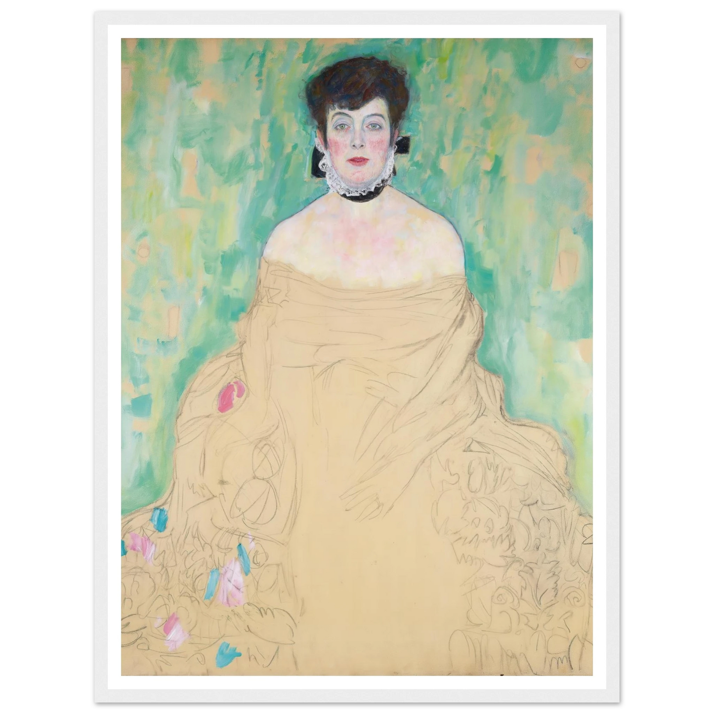 Amalie Zuckerkandl (1917) Art Print | Gustav Klimt-Quipham Collections