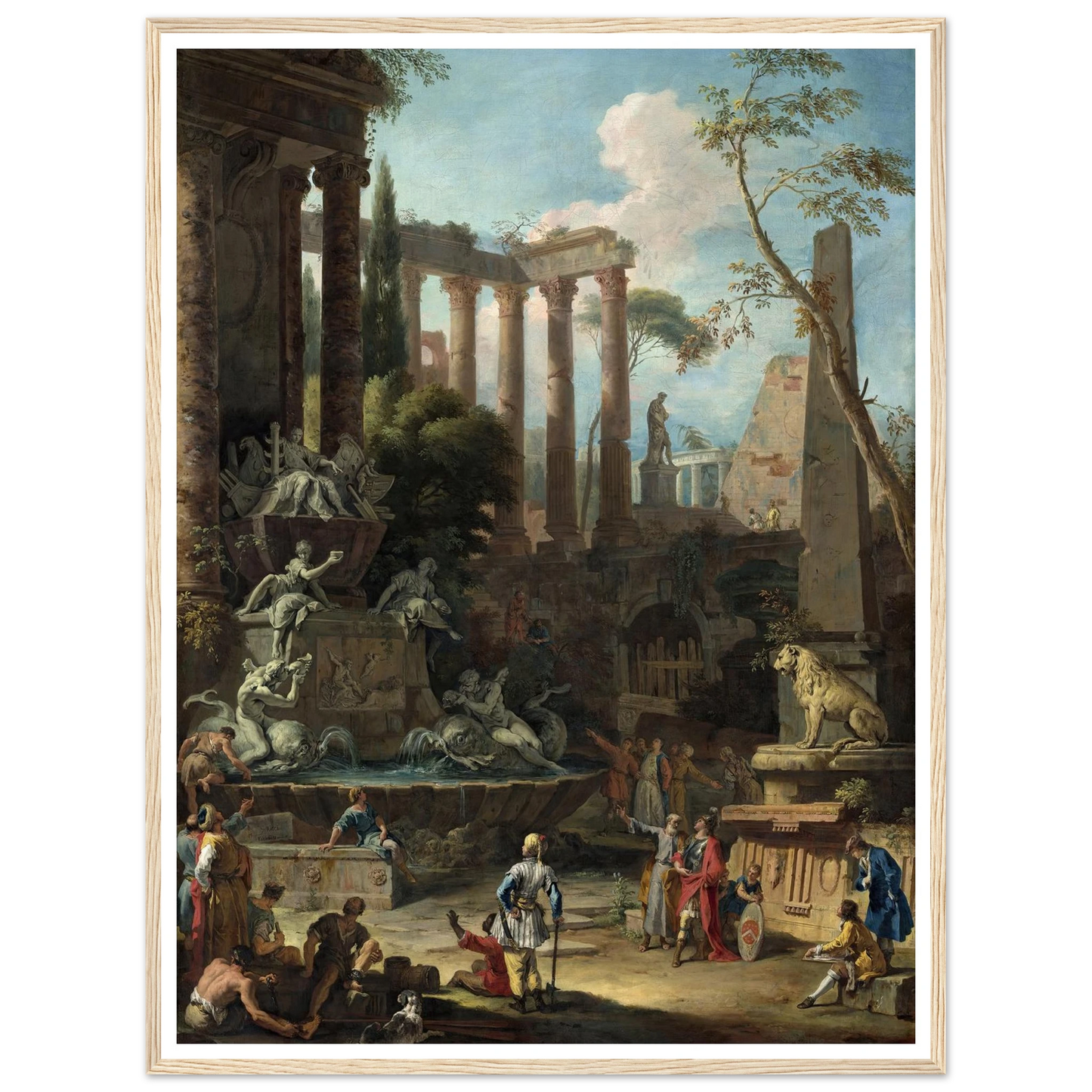 Memorial to Admiral Sir Clowdisley Shovell (1725) Art Print | Sebastiano Ricci-Quipham Collections