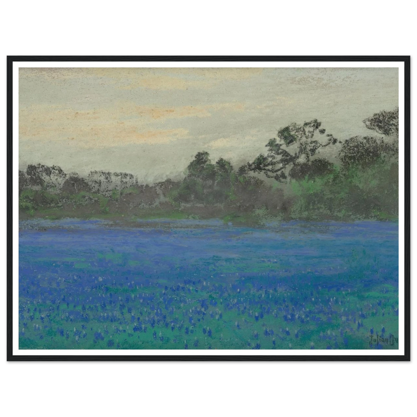Bluebonnet Field (1921) Art Print | Julian Onderdonk-Quipham Collections