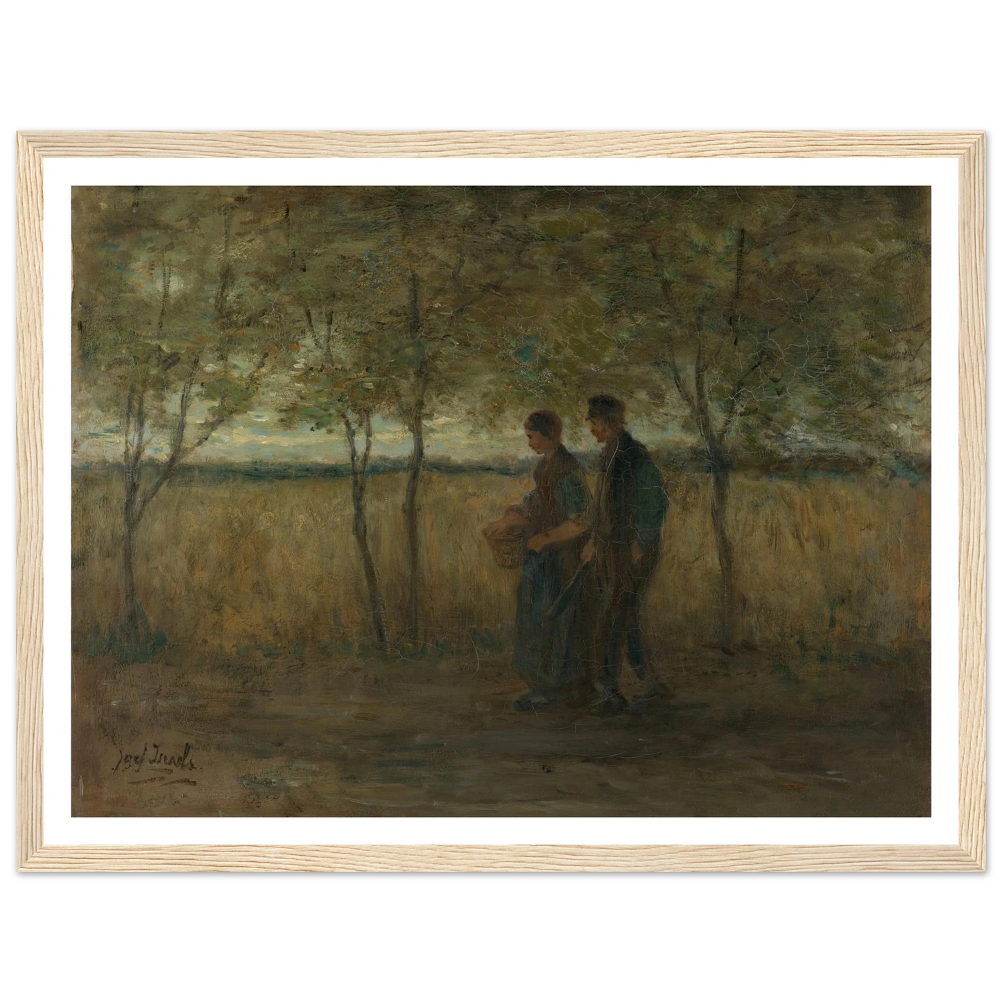 ‘Turning homewards’ (1860 - 1911) Art Print | Jozef Israels-Quipham Collections
