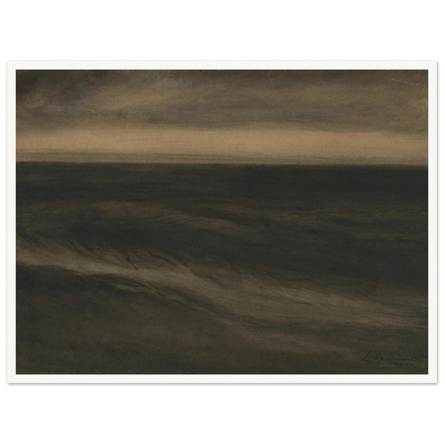 Zwarte marine (1900) Art Print | Leon Spilliaert-Quipham Collections