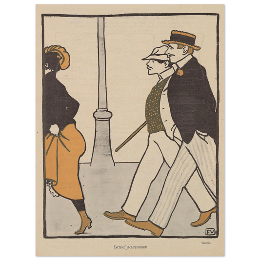 11 juillet 1903. Art Print | Felix Vallotton - Framed Poster - 30x40 cm / 12x16″ - Black frame