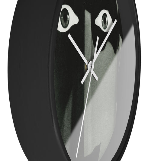 Sédosine Wall Clock | Laboratoires Licardy - White - Black Base - 10"