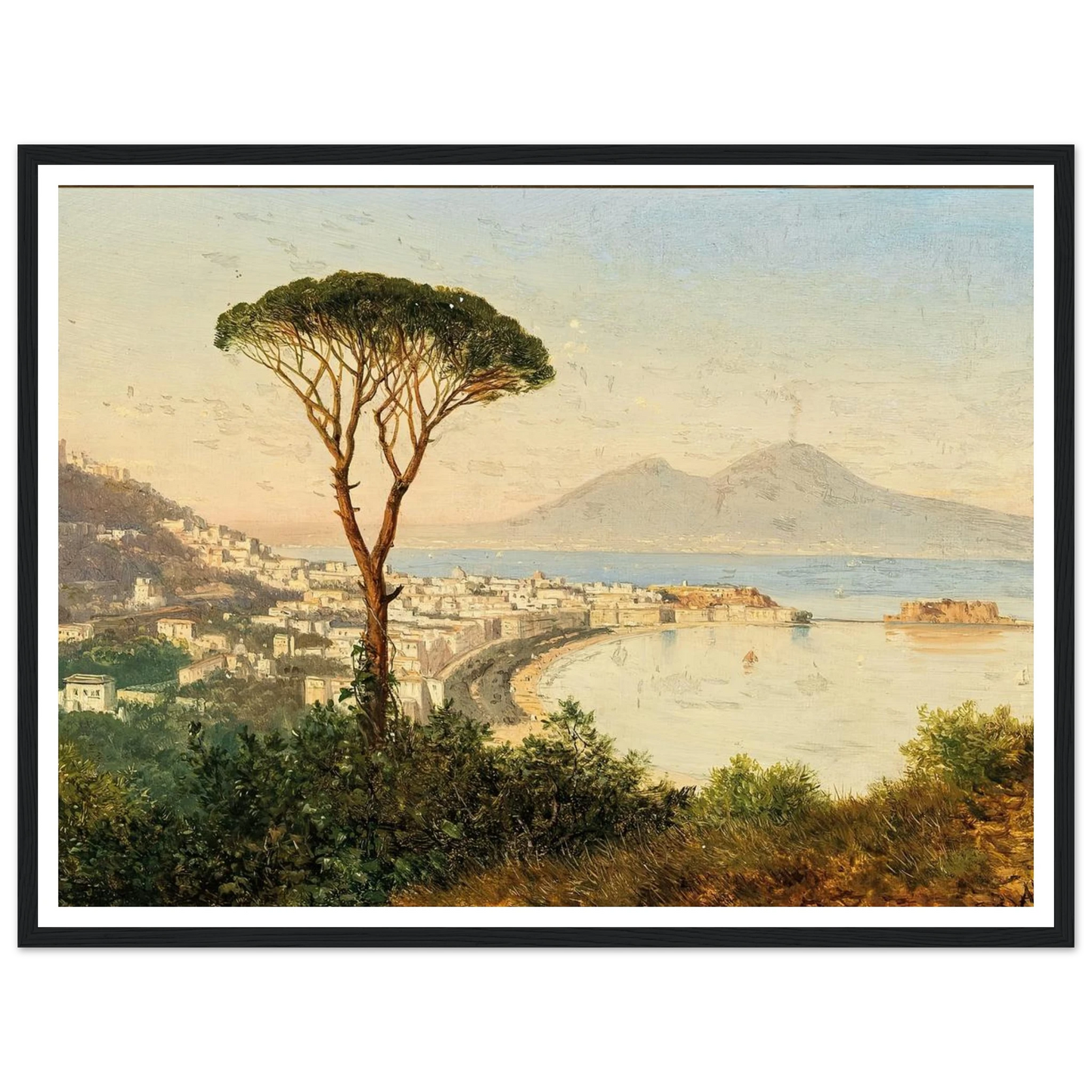 Blick auf die Bucht von Neapel Art Print | Albert Zimmermann-Quipham Collections
