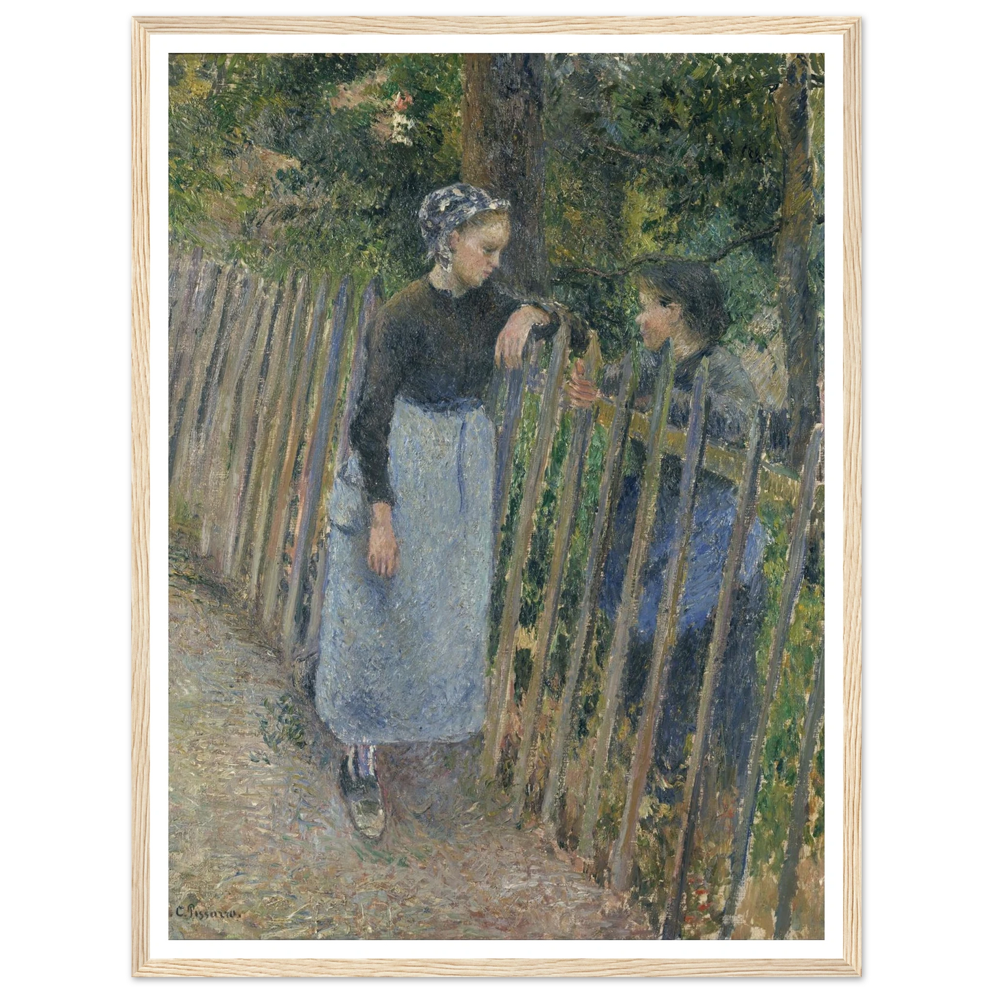 Conversation Art Print | Camille Pissarro-Quipham Collections
