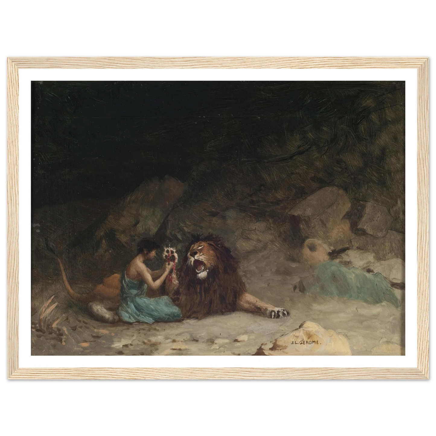 Androcles (circa 1902) Art Print | Jean Leon Gerome-Quipham Collections