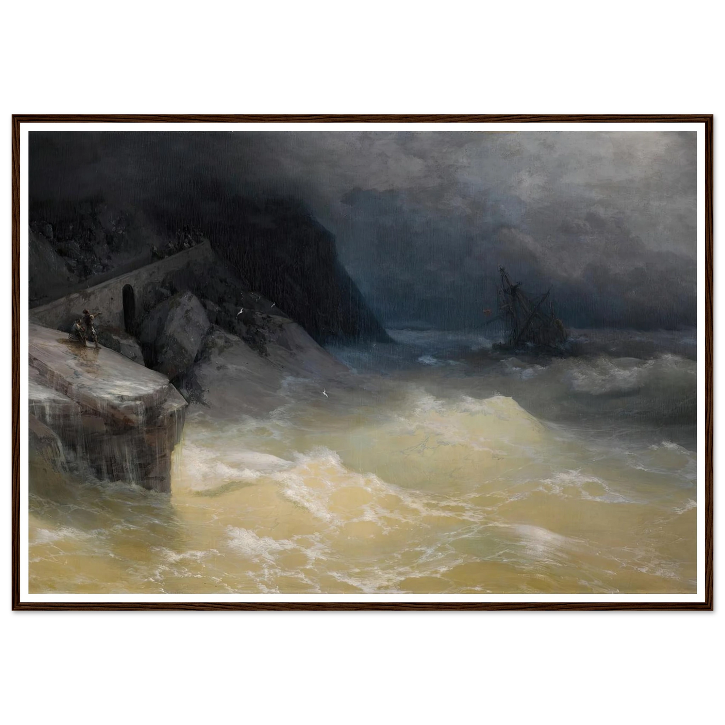 Shipwreck off the Black Sea Coast ( 1887) Art Print | Ivan Konstantinovich Aivazovsky-Quipham Collections