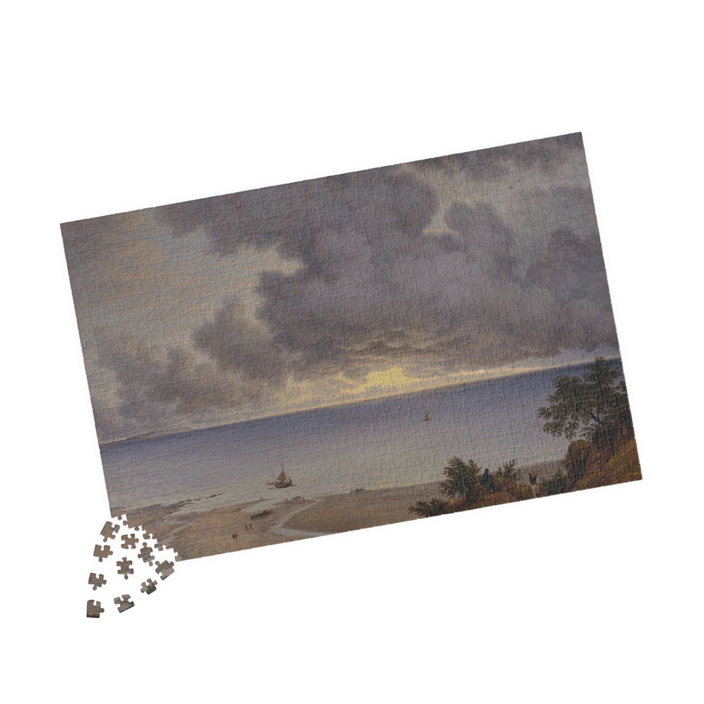 Sandown Bay, from near Shanklin Chine, Isle of Wight Puzzle | John Glover-Quipham Collections