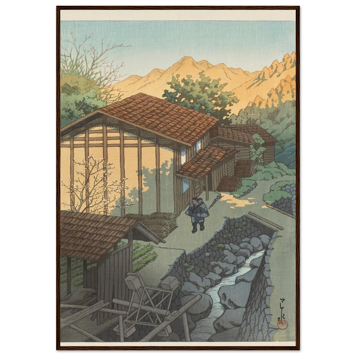 Bushu Nenoyama (1941) Art Print | Kawase Hasui-Quipham Collections