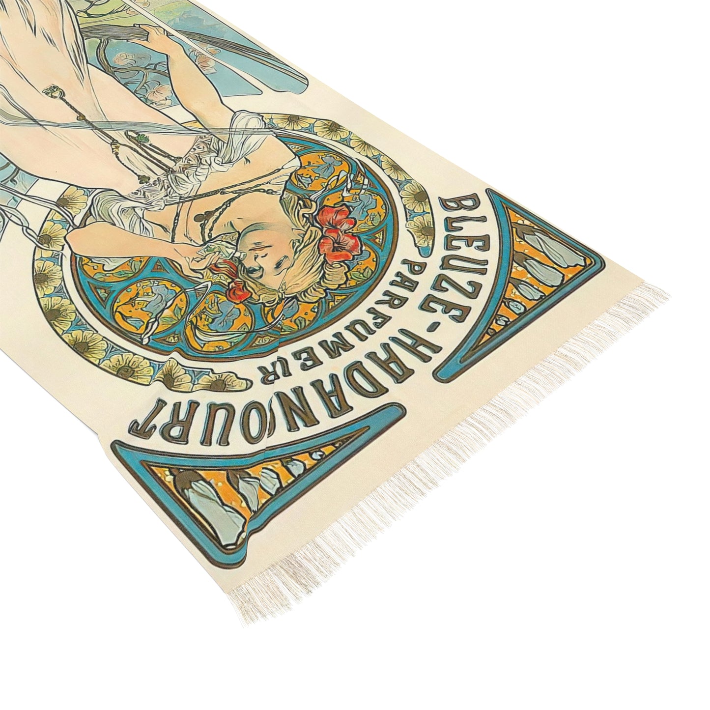 Bleuze-Hadancourt Parfumeur | Alphonse Mucha Scarf – Art Nouveau Scarf-Quipham Collections