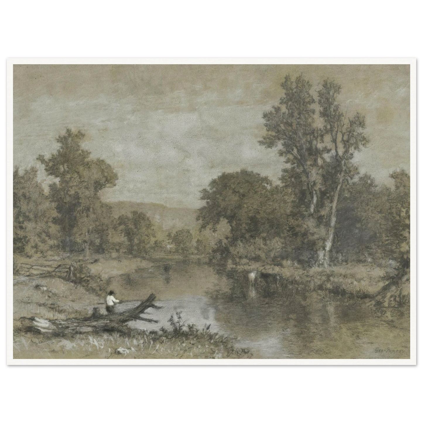 Milton, New York (ca. 1856) Art Print | George Inness-Quipham Collections