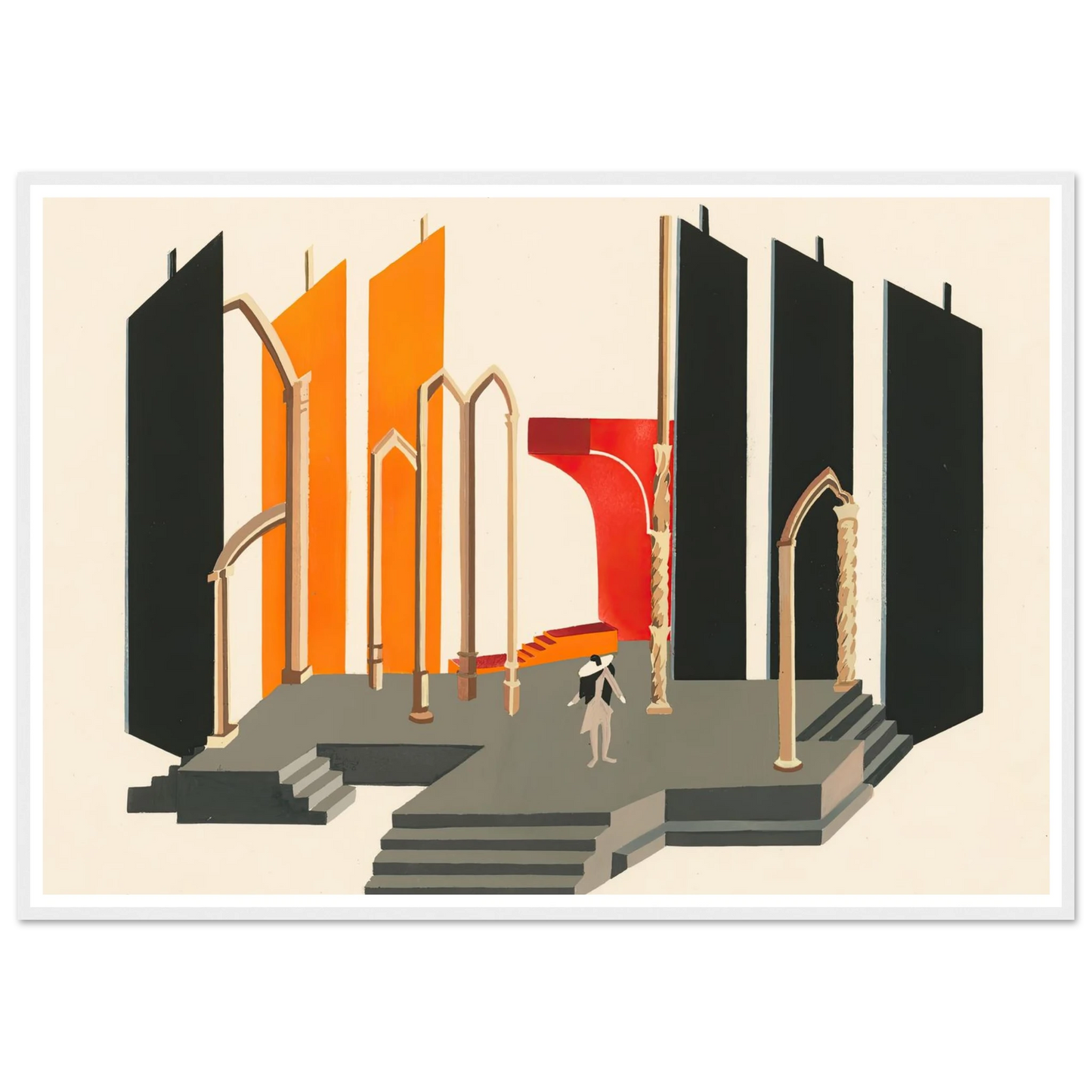 Maquettes dé Théatre 2 Art Print | Alexandra Exter-Quipham Collections