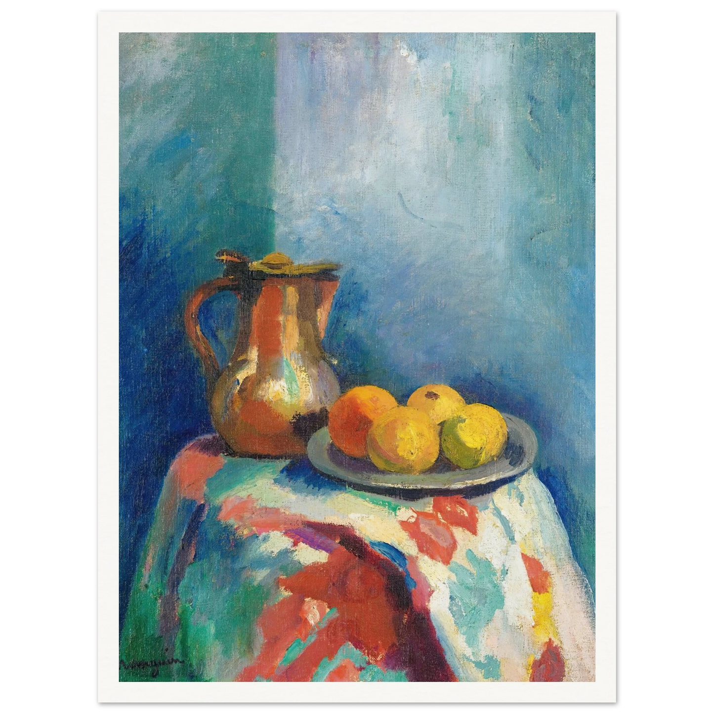 Nature Morte Au Pichet En Cuivre (circa 1902-03) Art Print | Henri Manguin-Quipham Collections