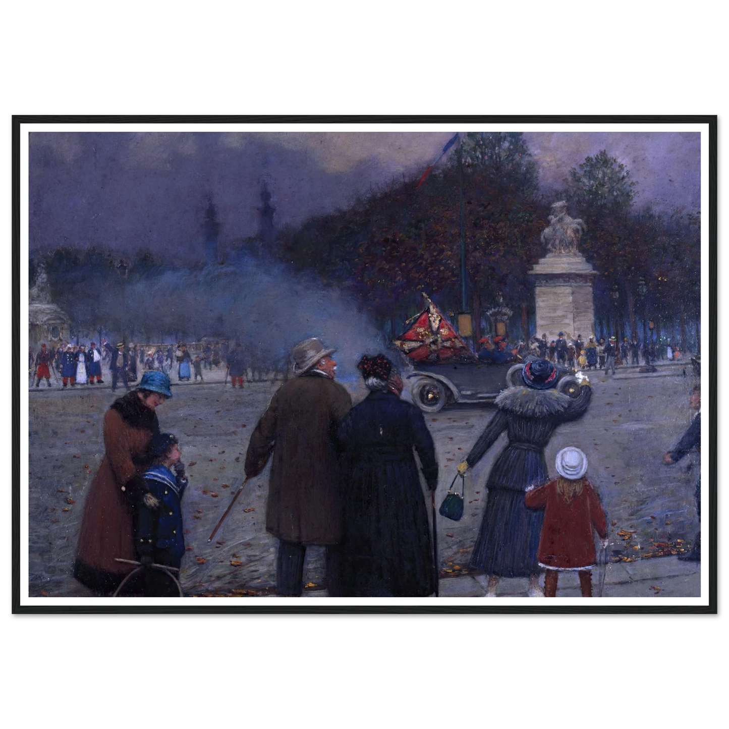 Drapeau allemand porté aux Invalides (1914) Art Print | Jean Beraud-Quipham Collections